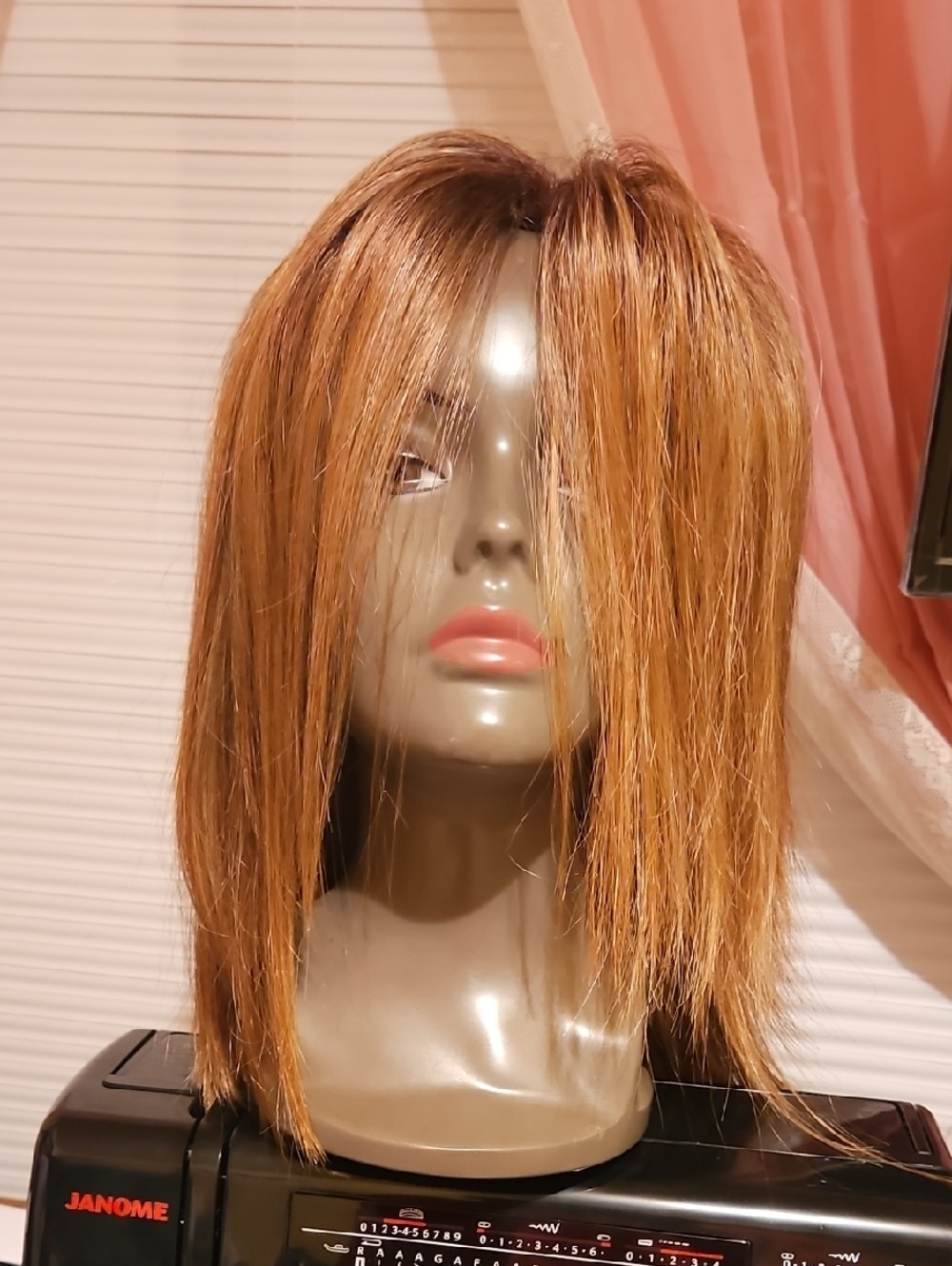 New Unworn Fingercomber Silk Pressed Natural Styling Unit - Bellini Bronze Wig